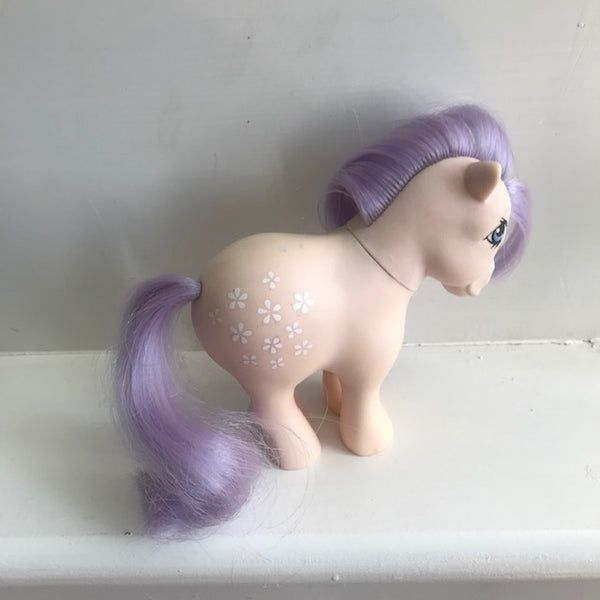 Vintage G1 My Little Pony Blossom Lavender with Purple Hair