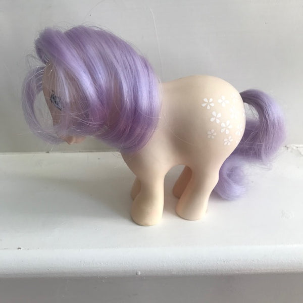 Vintage G1 My Little Pony Blossom Lavender with Purple Hair
