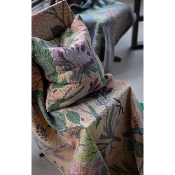 EKELUND "Colourful" Organic Brushed Cotton Throw 140 x 170 cm