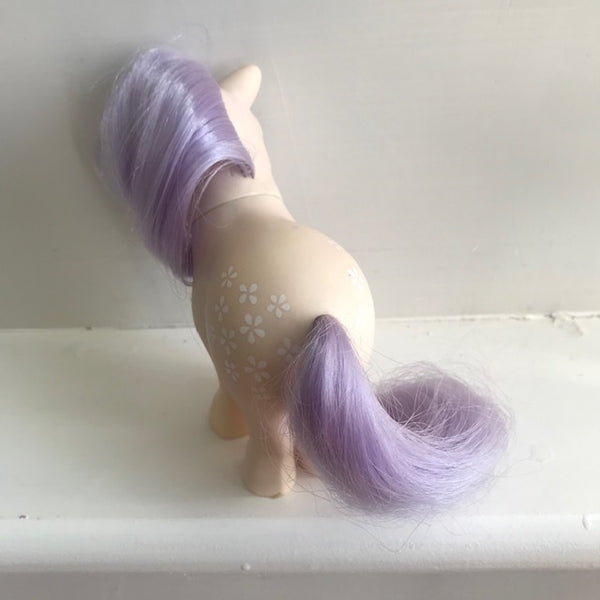 Vintage G1 My Little Pony Blossom Lavender with Purple Hair