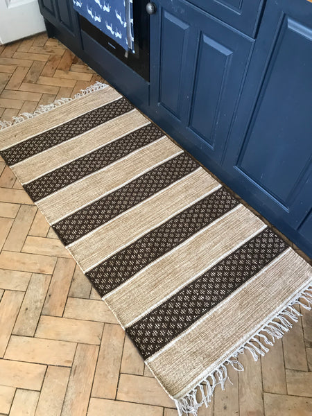 BIRGIT Swedish Design Trasmatta Rug in Beige 6 sizes