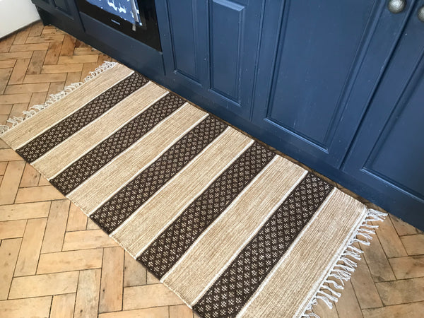 BIRGIT Swedish Design Trasmatta Rug in Beige 6 sizes