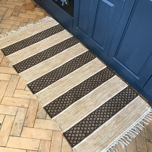 BIRGIT Swedish Design Trasmatta Rug in Beige 6 sizes