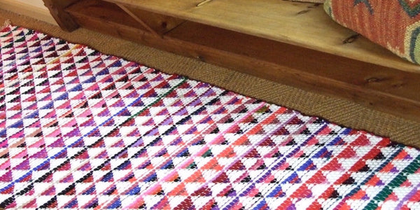 GLAD Swedish Multicoloured Cotton Rag Rug 5 sizes
