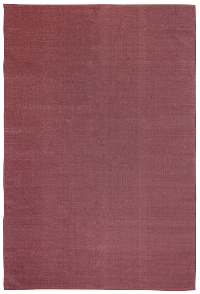 ENKEL Plain Cotton Rug in Bergundy Red in 5 sizes