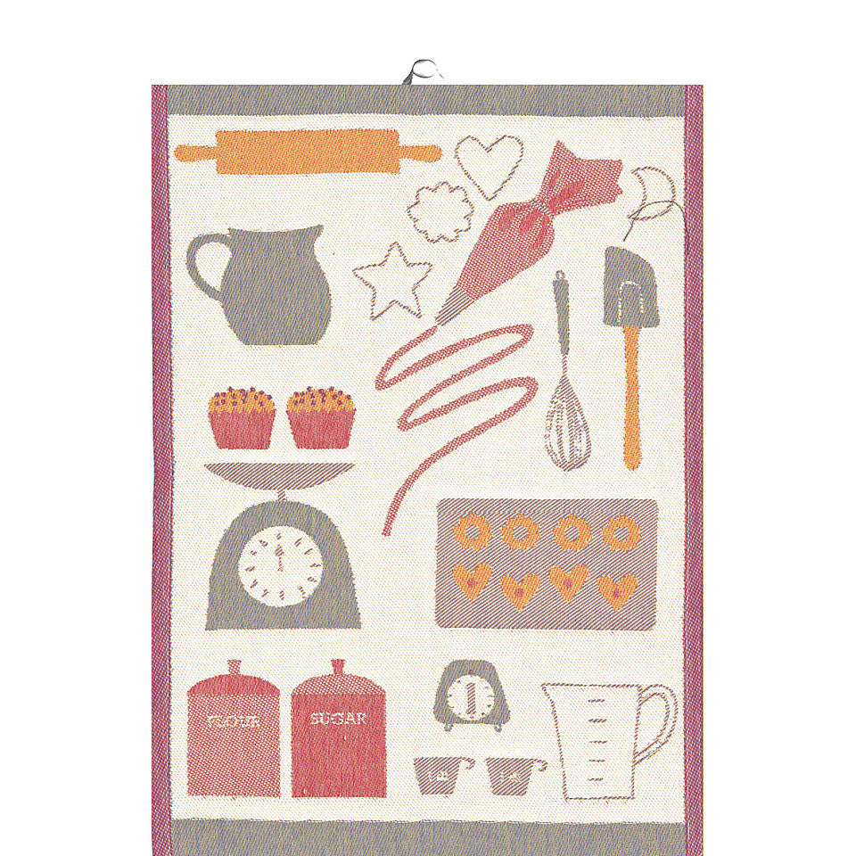 EKELUND "Baka" Organic Cotton/Linen decorative hand towel 35 x 50 cm.