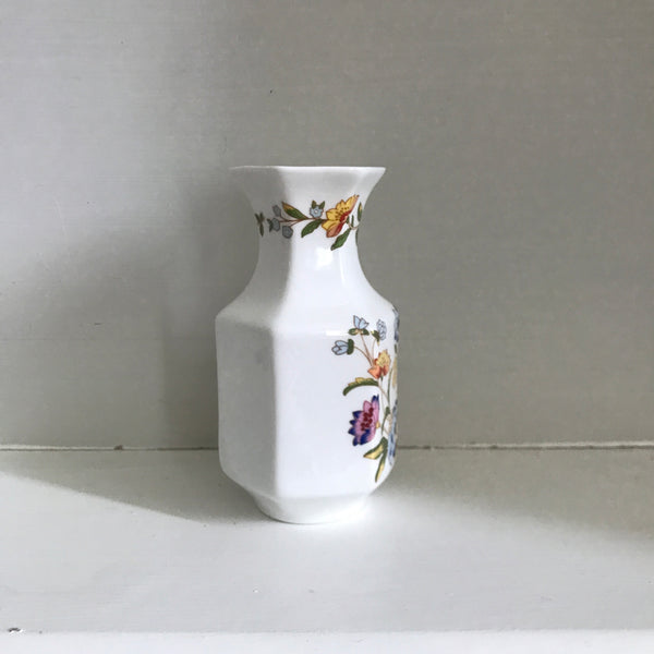 Vintage Aynsley Posy Vase Cotton Garden Design