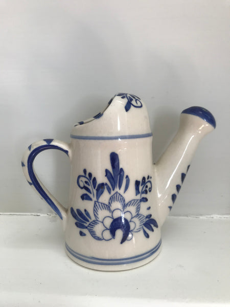 Vintage Miniature Delft Jug Hand Painted Ceramic