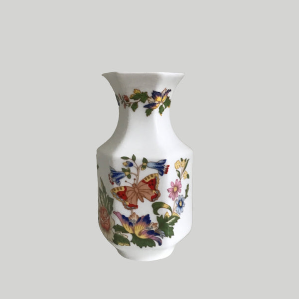 Vintage Aynsley Posy Vase Cotton Garden Design