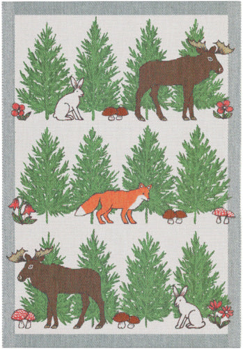 EKELUND "Forest" Organic Cotton Decorative Hand Towel  35 x 50 cm SALE