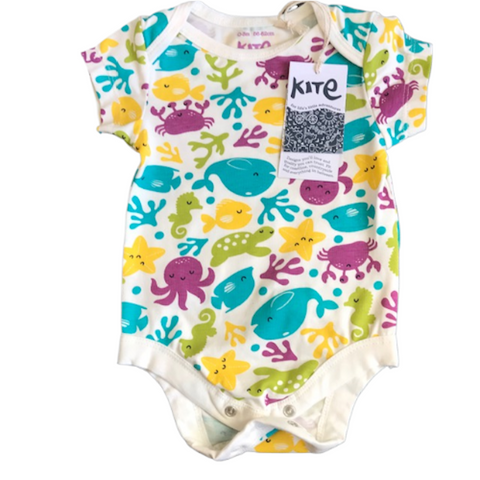 KITE Seashore Organic Cotton Babysuit 0-3 mths