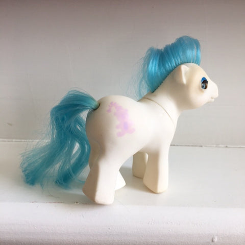 Vintage G1 MLP Baby Pony Beddy Bye Eyes Sleepy Pie 1986