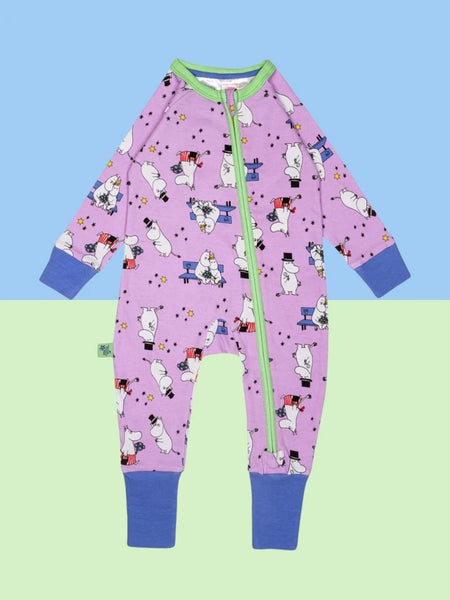 MOOMIN® Pink/Purple Kids Organic Cotton Romper Suit