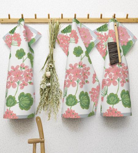 EKELUND "Pelagonia" Organic Cotton Decorative Hand Towel  35 x 50 cm