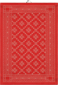 EKELUND "Åtterbladrose" Organic Cotton Decorative Hand Towel  35 x 50 cm