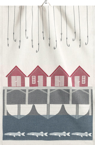 EKELUND "Fiskeläge" Organic Cotton Decorative Hand Towel  35 x 50 cm