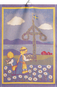 EKELUND "Svensk Sommar" Organic Cotton Decorative Hand Towel  35 x 50 cm