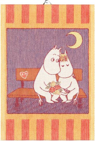 Ekelund Sweethearts Moomin Organic Cotton Towel